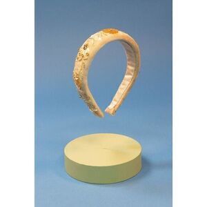 POWDER Ladies Cream Padded  Beaded Velvet Beaded Headband